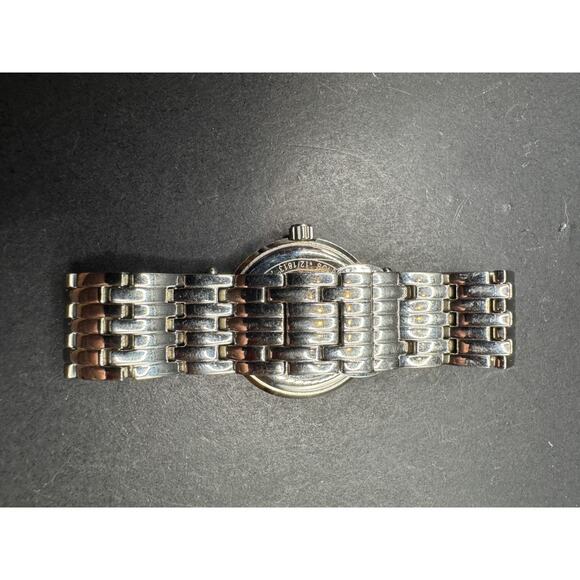 Anne Klein New York Diamond Swiss Watch Ladies 763S 28.5mm 5 3/4" Silver Tone - Picture 6 of 12